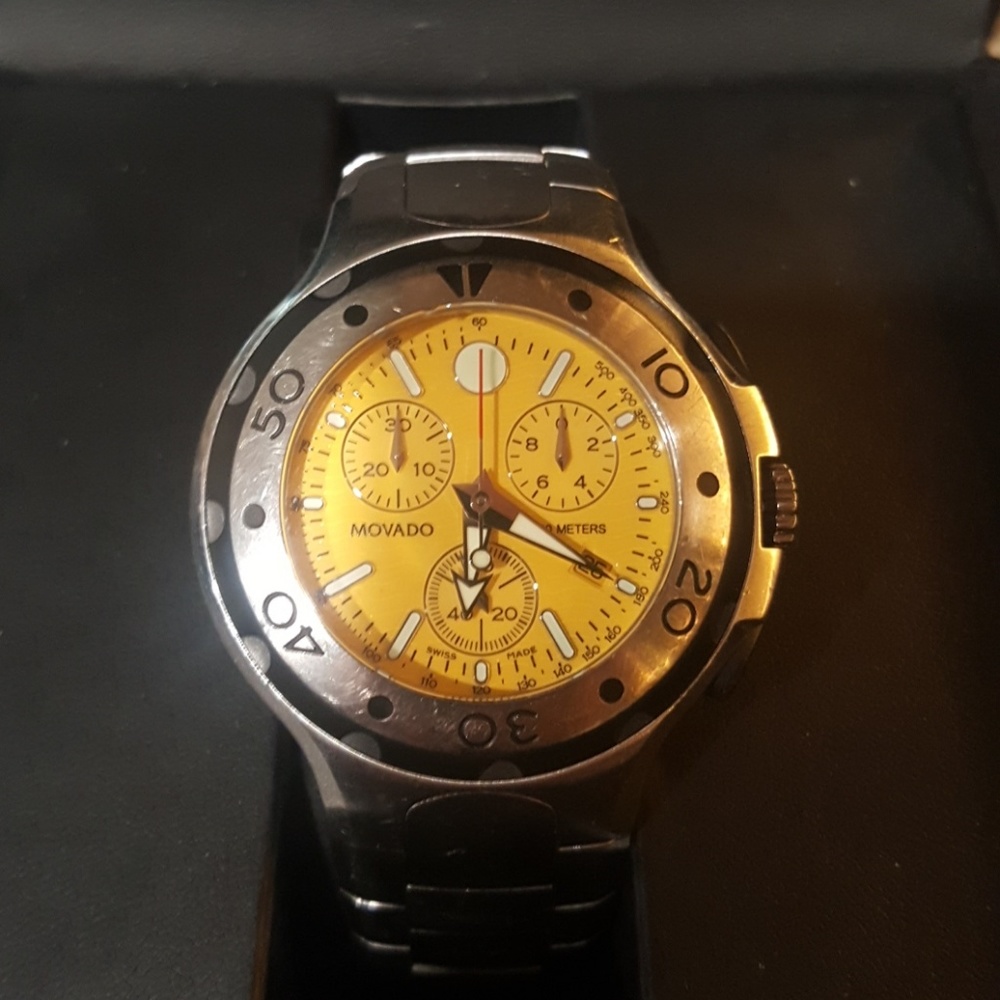 Movado Series 800 Yellow Face